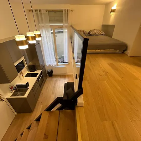 Apartamento Stylish Loft Studio- Marais Area París